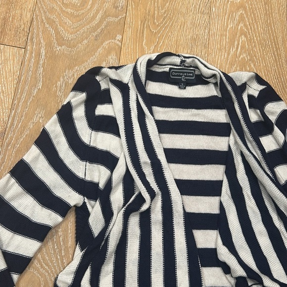 Duffield Lane Cashmere Blend Sweater Cardigan - Picture 3 of 8